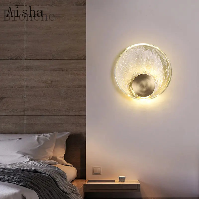 applique murale en cristal de luxe pour éclairage décoratif - vue 6 sur 7
