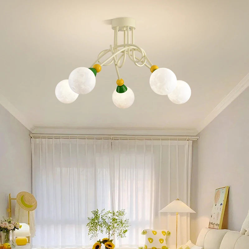 plafonnier 3d lune bulle pour chambre enfant décoration magique - vue 1 sur 6