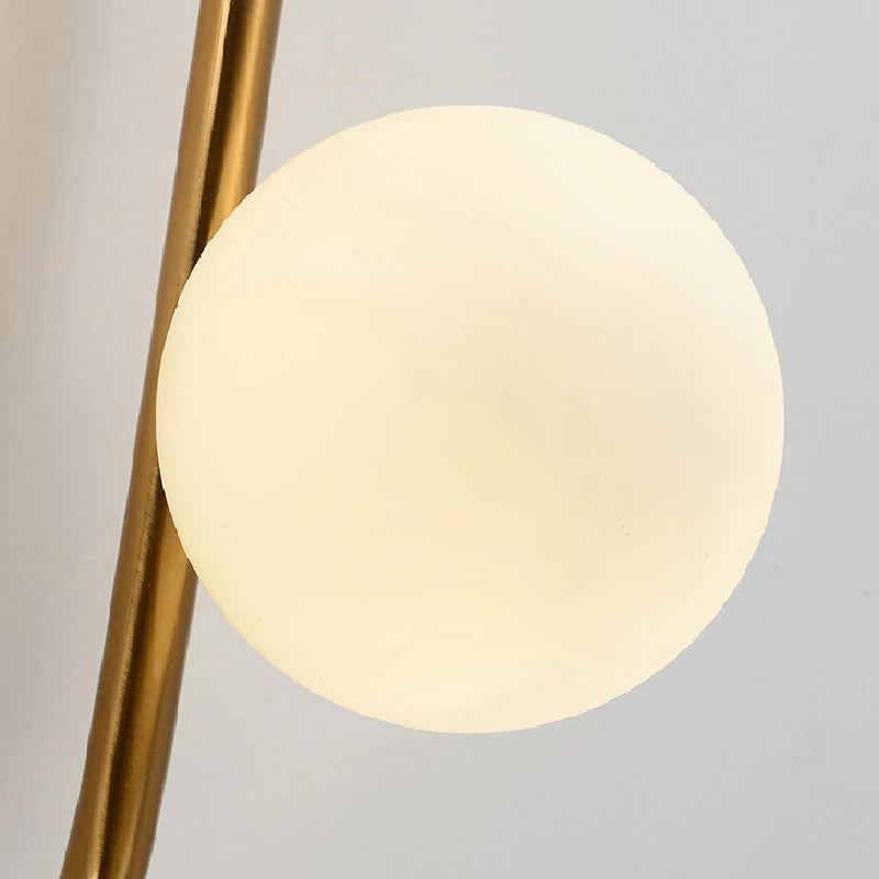 applique murale led en verre blanc laiteux pour décoration intérieure - vue 6 sur 9