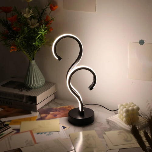 lampe de bureau créative à intensité variable trois couleurs pour protection des yeux - vue 5 sur 7