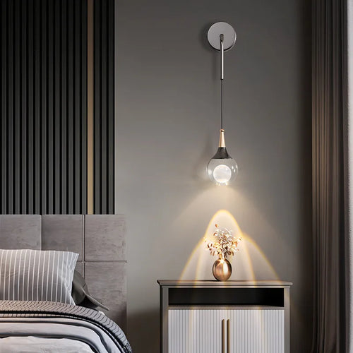 applique murale led créative en forme de méduse - vue 4 sur 9