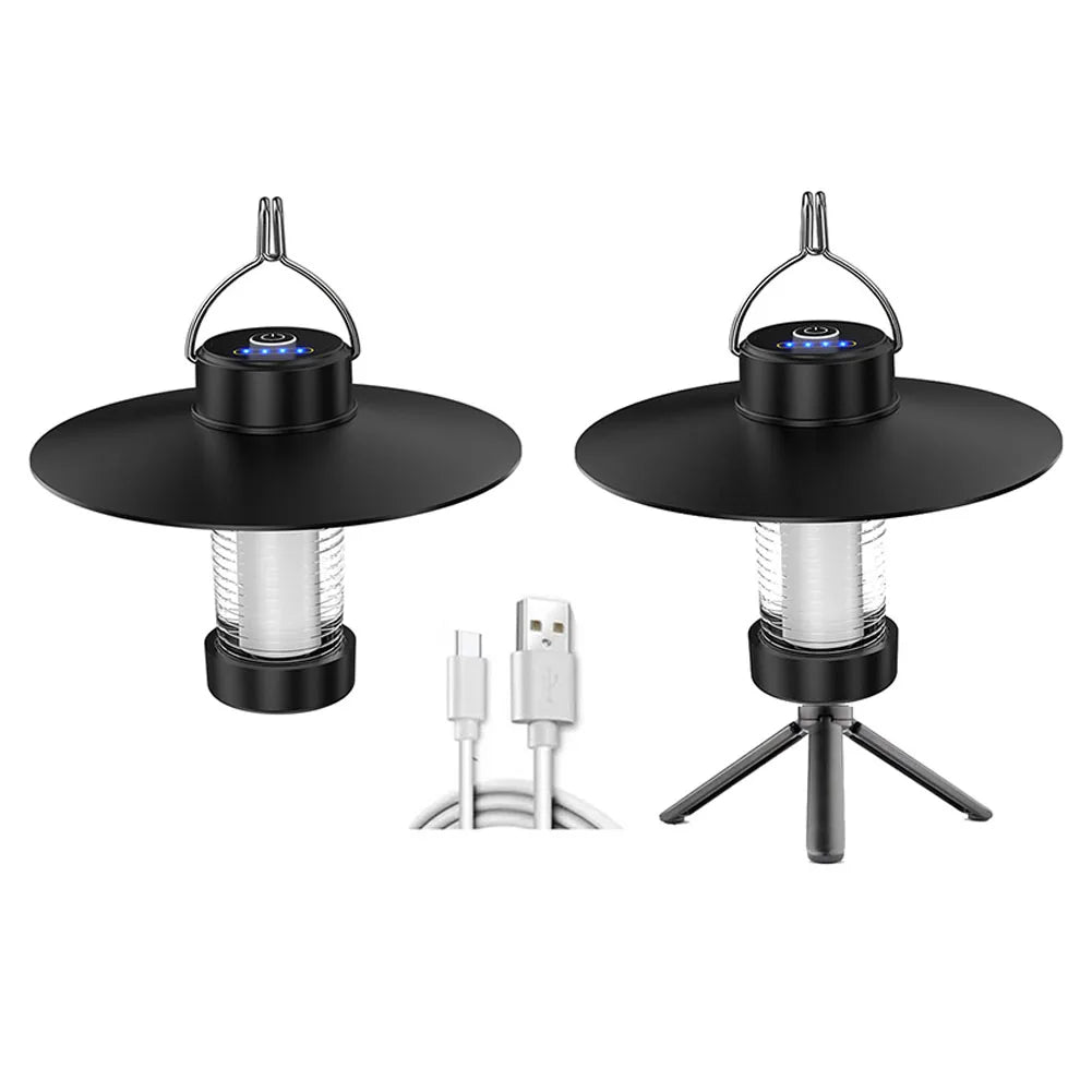 lampe de camping led magnétique lumière d'urgence portable et rechargeable - vue 4 sur 6