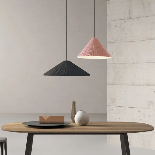 lustre led moderne en forme de chapeau pour éclairage intérieur - vue 3 sur 15