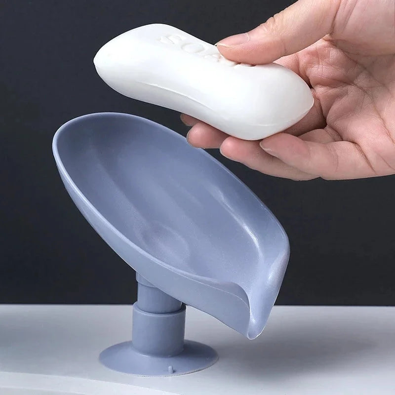 boîte à savon en forme de feuille pour salle de bain - vue 3 sur 7
