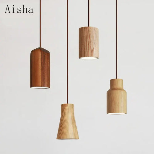 suspension style japonais en bois pour décoration intérieure - vue 2 sur 10