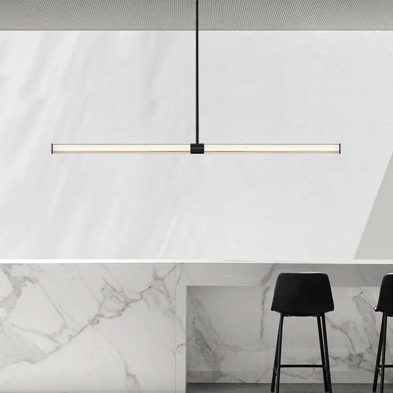 luminaires led modernes pour bar et restaurant minimaliste en verre - vue 3 sur 9