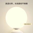 applique murale led en métal avec boule acrylique