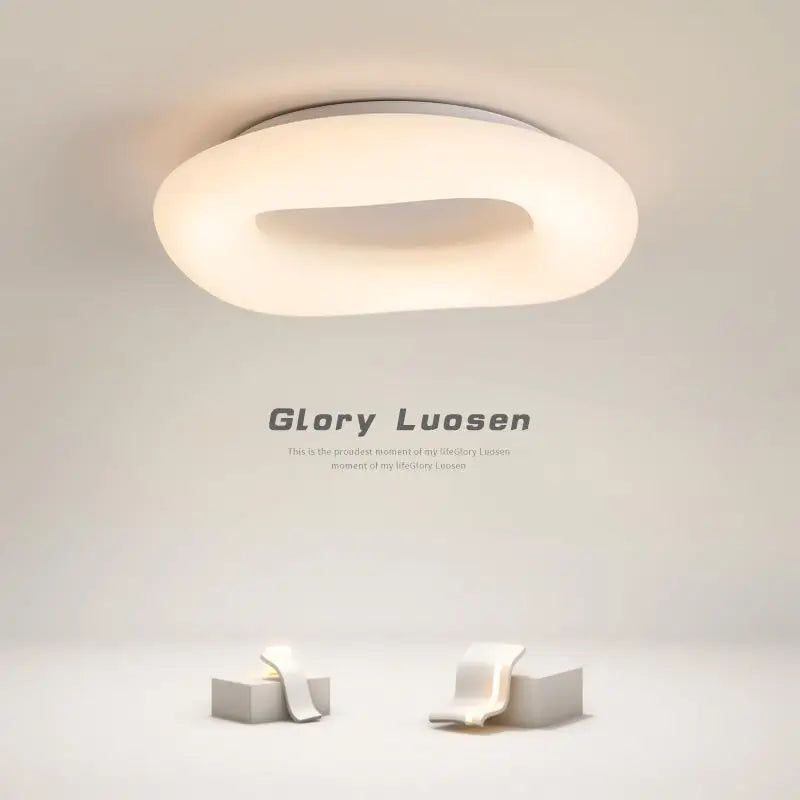 lustre moderne nordique nuage led décoration suspendue - vue 5 sur 30
