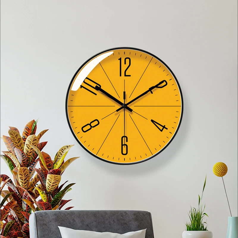 horloge murale silencieuse moderne pour décoration intérieure facile à lire - vue 4 sur 8