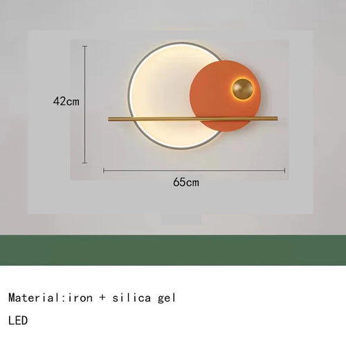 applique murale led minimaliste avec anneau pour restaurant - vue 14 sur 15