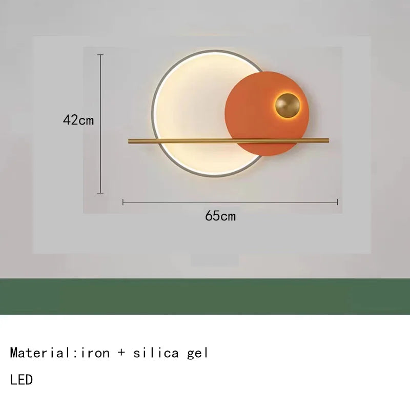 applique murale led minimaliste avec anneau pour restaurant - vue 14 sur 15