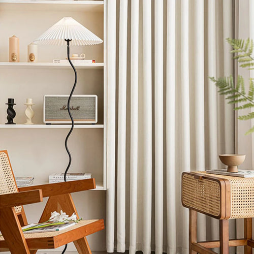 Rideau leger semi occultant style moderne minimaliste sur mesure - vue 5 sur 14