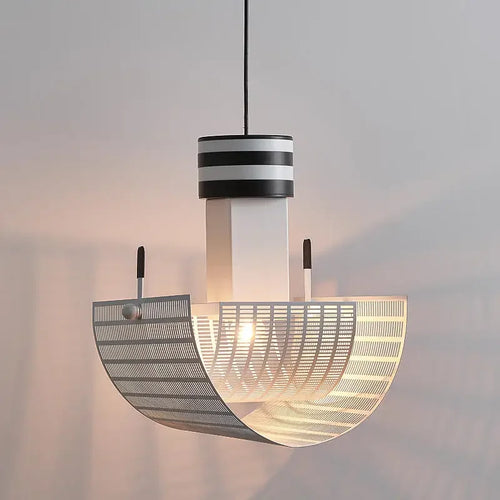 lustre led moderne en fer pour décoration intérieure - vue 2 sur 8