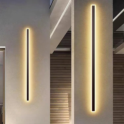 applique murale led minimaliste en aluminium pour éclairage - vue 2 sur 13