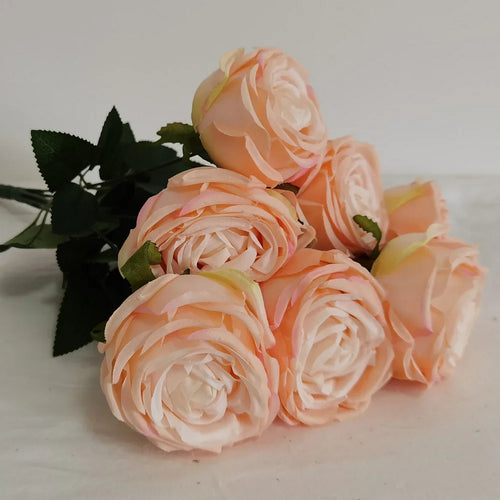 bouquet de roses artificielles pour mariage et décoration jardin - vue 8 sur 10