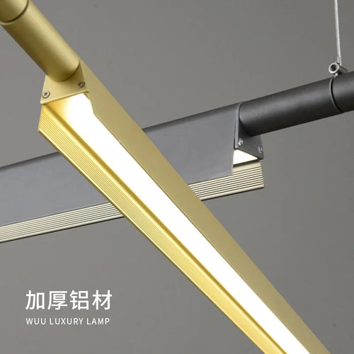 lustre led style nordique pour restaurant cuisine bar - vue 5 sur 9