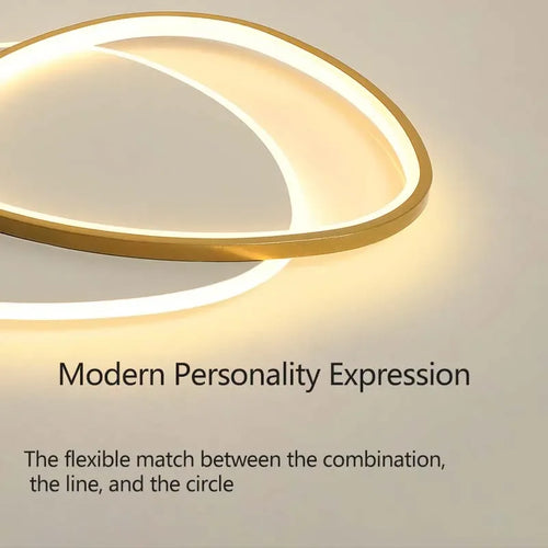 lustre intérieur moderne à leds pour décoration de la maison - vue 5 sur 21