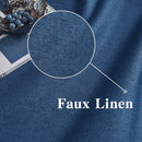 Rideau occultant sur mesure extra long style lin