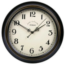 horloge murale vintage silencieuse design classique en métal