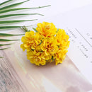 bouquet de mini fleurs d'hortensia artificielles pour décoration et bricolage