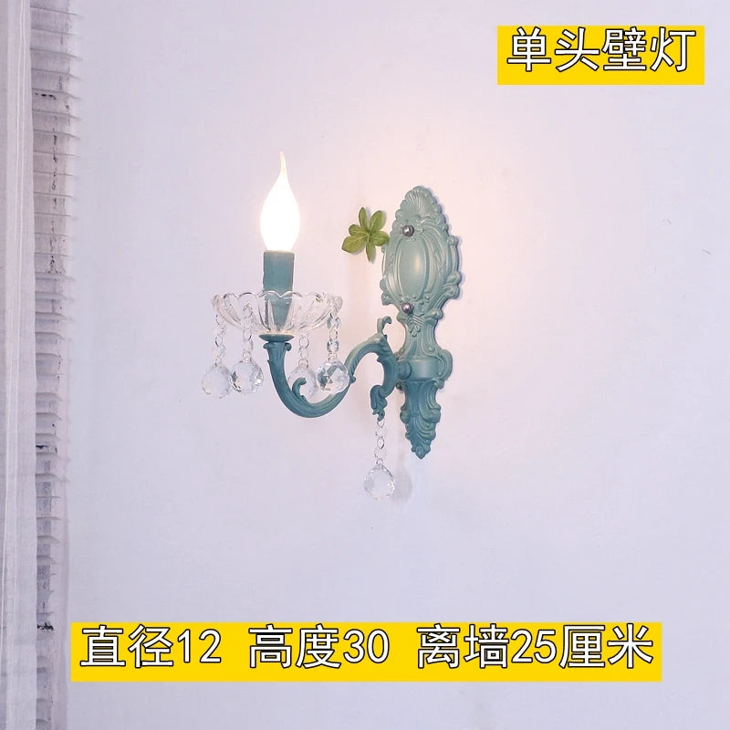 applique murale en cristal pour éclairage intérieur décoratif - vue 9 sur 10