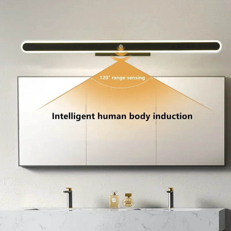 applique murale avec capteur pour éclairage intérieur et miroir - vue 3 sur 10