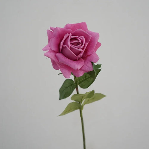 branche de roses artificielles en latex pour décoration et cadeaux - vue 10 sur 11