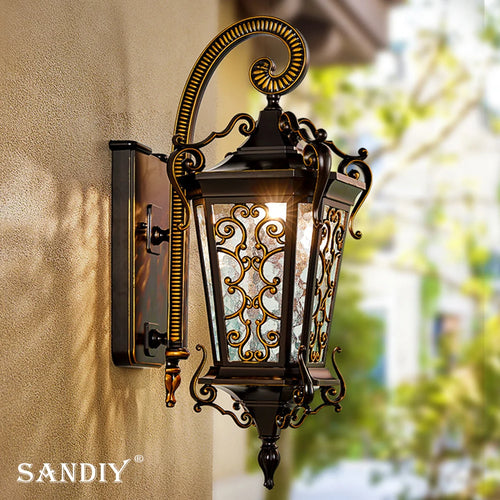 appliques murales extérieures super lumineuses pour jardin et balcon - vue 2 sur 8