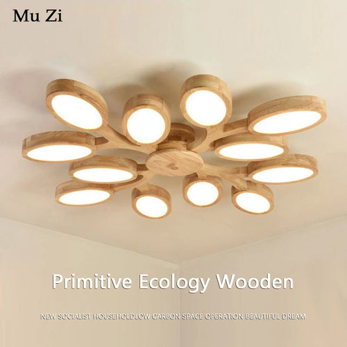 lustre à led moderne design arbre pour décoration intérieure - vue 2 sur 9