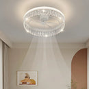 plafonnier led moderne avec ventilateur éclairage silencieux intelligent