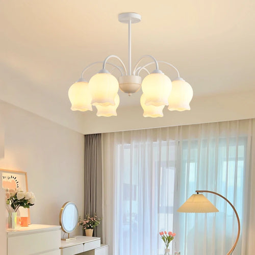 lustre à led design moderne luminaire suspendu décoratif - vue 4 sur 12