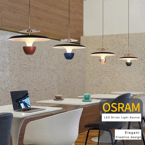nouvelle suspension LED lustre pour cuisine île - vue 3 sur 12