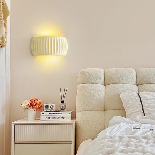 Nordique crème mur Led lumière chambre de fille salon chambre décoration applique applique escalier couloir couloir citrouille forme lampe - vue 5 sur 9