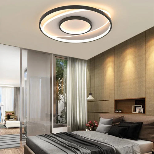 plafonnier led moderne pour décoration d'intérieur élégante et lumineuse - vue 2 sur 8