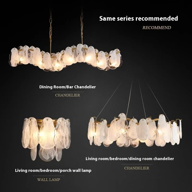 suspension en verre fait main pour un intérieur luxueux - vue 4 sur 8