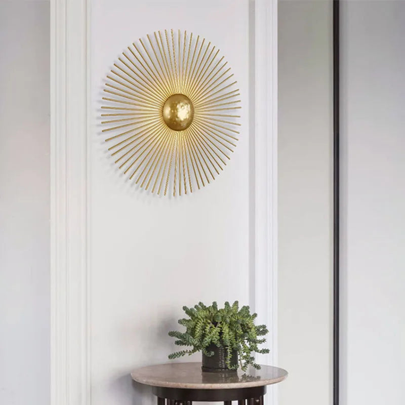 applique murale soleil led déco pour hôtel boutique - vue 4 sur 11
