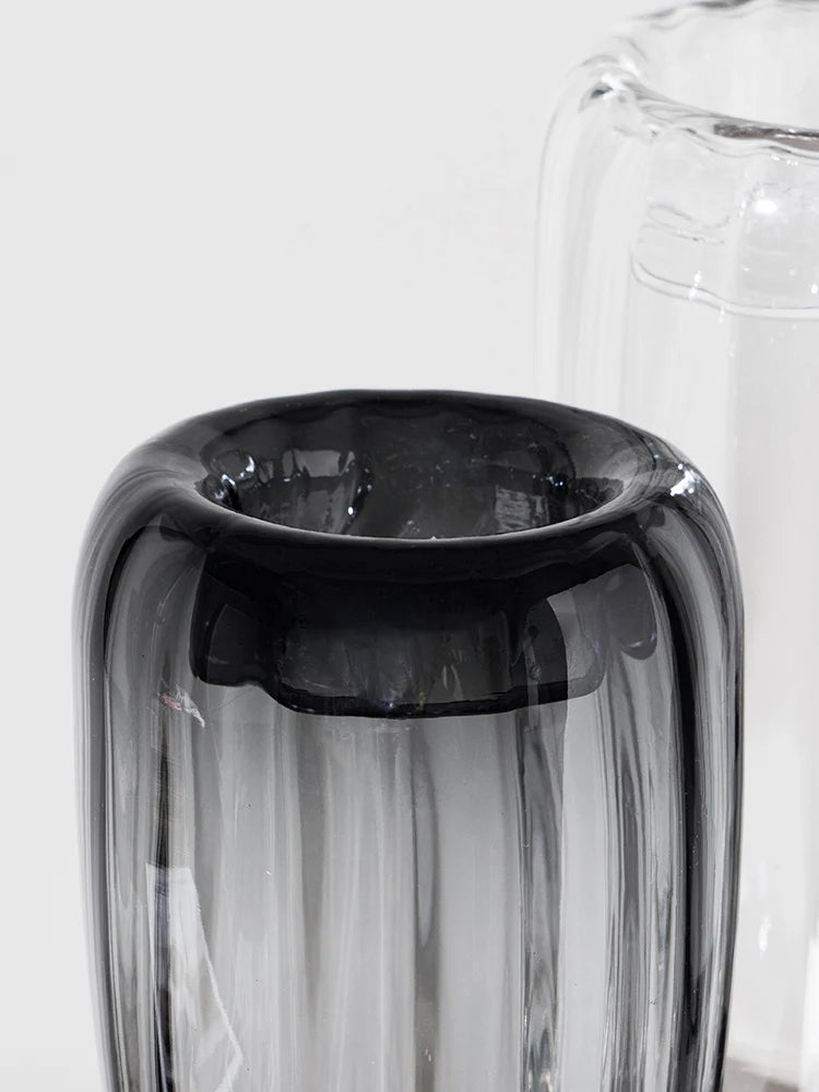vase en verre pour arrangement floral et décoration élégante - vue 5 sur 10