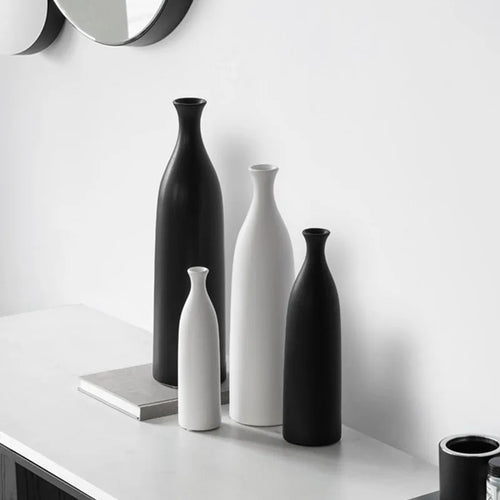vase en céramique moderne pour décoration florale élégante - vue 4 sur 14