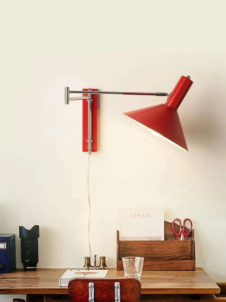 applique murale led vintage rotative pliante pour hôtel - vue 3 sur 12