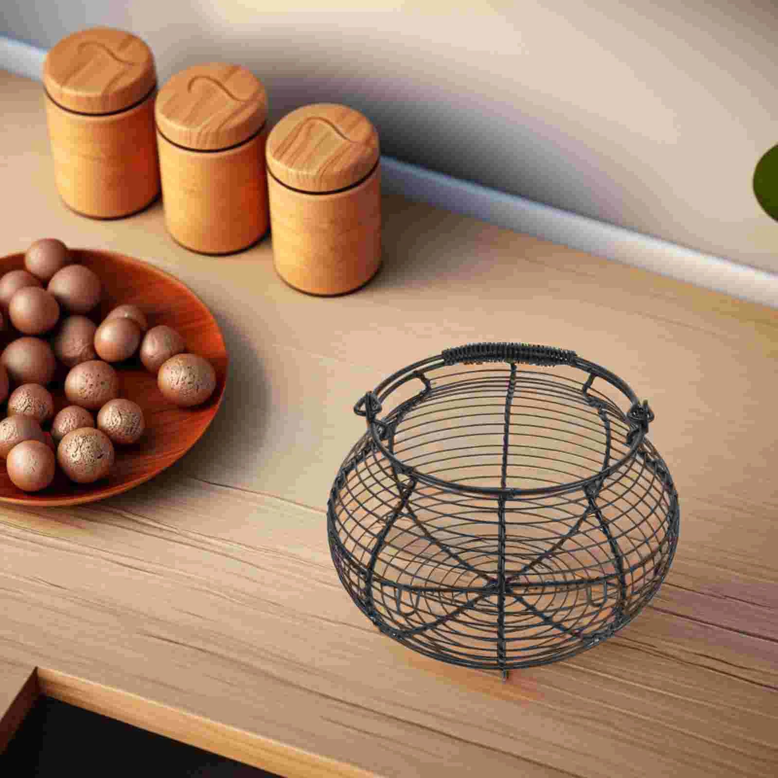 panier à œufs portable pour la cuisine et le rangement - vue 6 sur 6