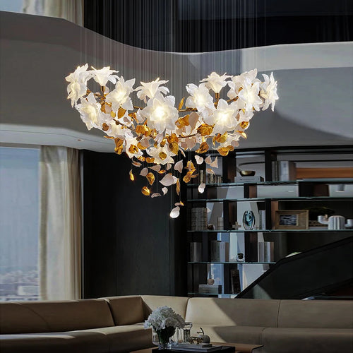 lustre led moderne pour décoration et éclairage maison - vue 4 sur 21