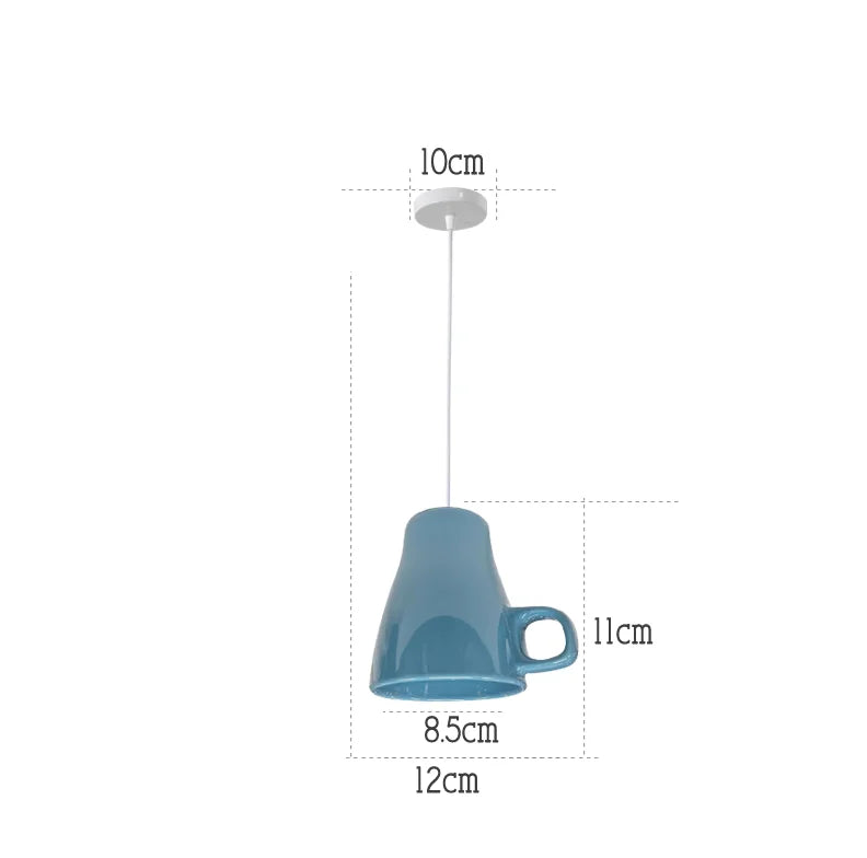 lampe suspension céramique moderne led - vue 12 sur 28