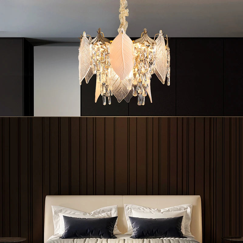 lustre en cristal design créatif pour éclairage moderne - vue 4 sur 11