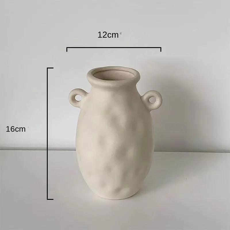 vase en céramique moderne pour fleurs séchées décoration intérieure - vue 8 sur 16