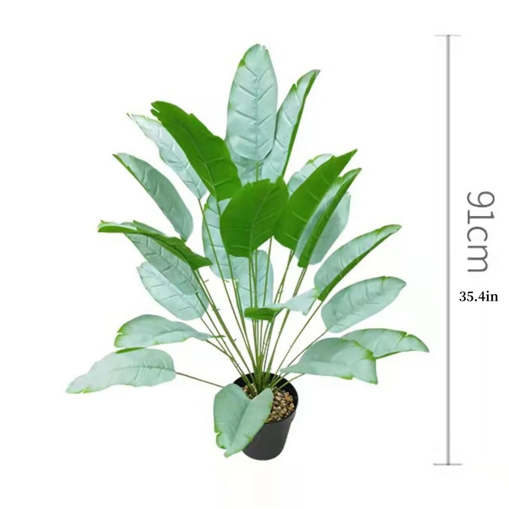 plante artificielle palmier plantain pour décoration intérieure et extérieure - vue 14 sur 27