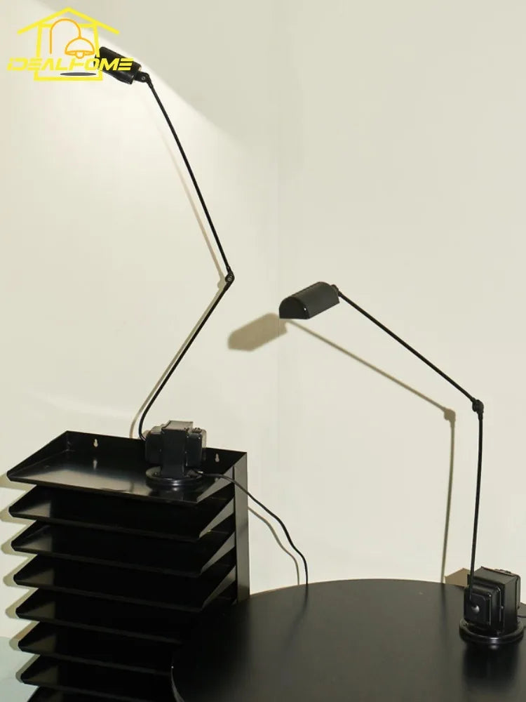 lampadaire à moteur à intensité variable design italien avec bras pivotant - vue 4 sur 16