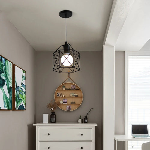 suspension moderne en fer pour décoration intérieure élégante - vue 7 sur 6