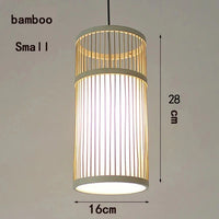 Suspension en bambou nordique moderne