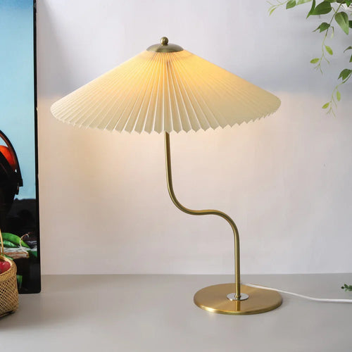 lampe à poser rétro en forme de parapluie décoratif pivotant - vue 7 sur 12
