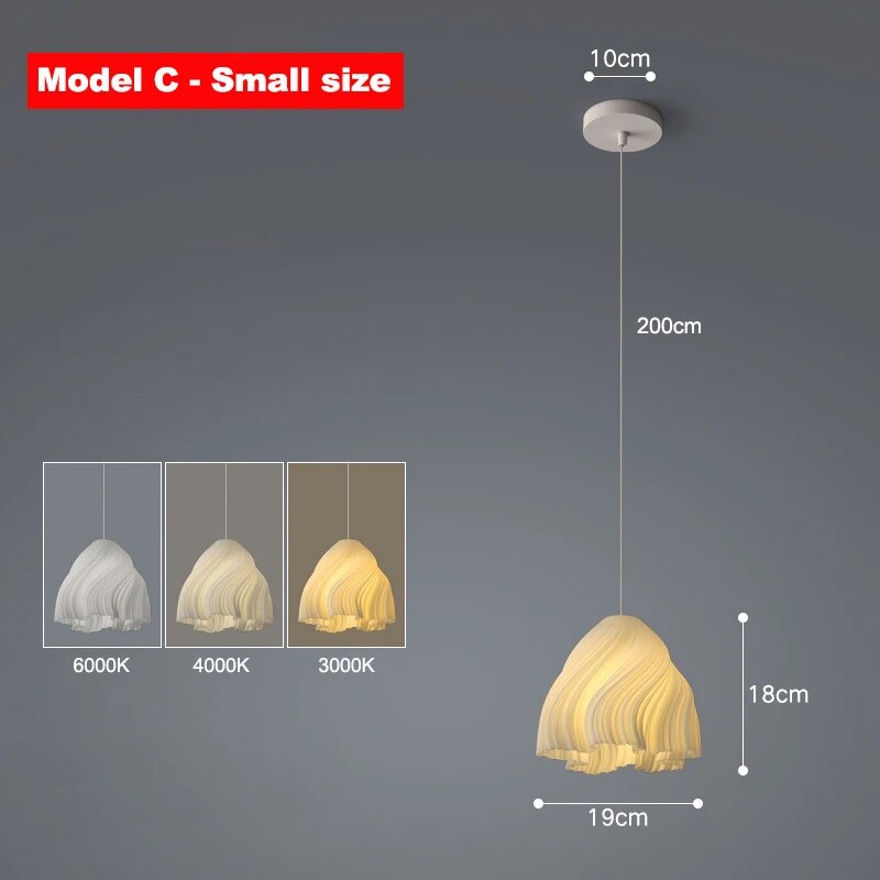 lustre créatif moderne suspendu restaurant cuisine chambre enfants déco éclairage - vue 8 sur 15